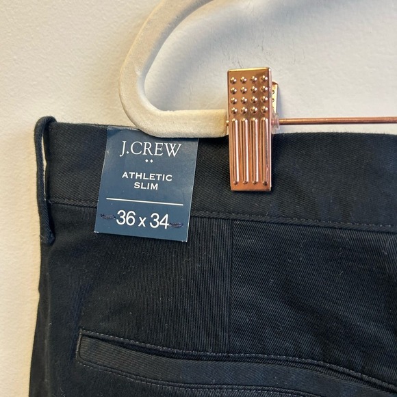J.Crew Athletic Slim Fit Chino Pants Flex Women's NWT Size 36x34 - Picture 8 of 9